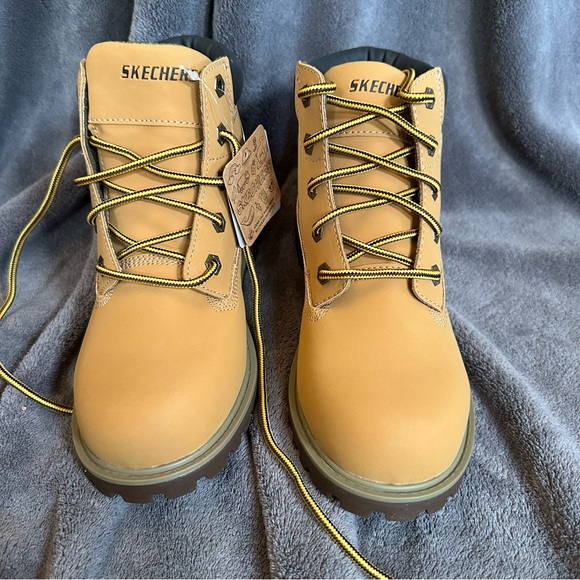 Skechers Tan Outdoor Boots - Picture 1 of 8